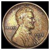 1914-D Lincoln Wheat Cent LIGHTLY CIRCULATED