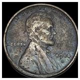 1914-D Lincoln Wheat Cent ABOUT UNCIRCULATED
