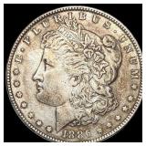 1886-S Silver Morgan Dollar CLOSELY UNCIRCULATED