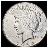 1922-S Silver Peace Dollar NEARLY UNCIRCULATED