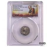 Roman Faustina Sr.,AD 138-140/1 AR Denarius PNC C