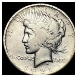 1921 Silver Peace Dollar NICELY CIRCULATED
