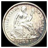 1891 Silver Dime UNCIRCULATED