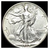 1938-D Walking Liberty Half Dollar CLOSELY  UNCIR