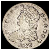 1832 Capped Bust Half Dollar NEARLY  UNCIRCULATED