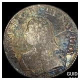Colonial France Silver Ecu  NEARLY UNCIRCULATED