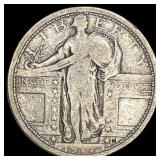 1917 Type 1 Standing Liberty Quarter NICELY CIRCUL