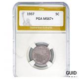 1937 Buffalo Nickel PGA MS67+