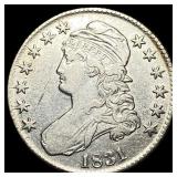 1831 Capped Bust Half Dollar NEARLY  UNCIRCULATED