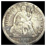 1862-S Silver Seated Liberty Dime HIGH GRADE