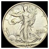 1935-S Silver Half Dollar CLOSELY  UNCIRCULATED