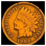 1908-S Indian Head Cent NEARLY UNCIRCULATED