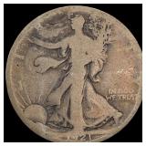 1921-S Silver Walking Liberty Half Dollar  NICELY