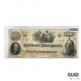 1862 $100 Confedreate States of America Note