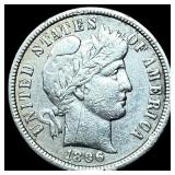 1896-O Silver Barber Dime HIGH GRADE