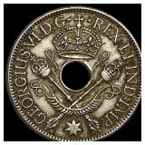 1938 New Guinea Silver 1 Shilling  UNCIRCULATED