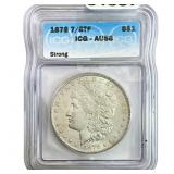1878 7/8TF Morgan Silver Dollar ICG AU58