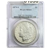 1879-S Morgan Silver Dollar PCGS MS64