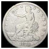 1878-S Silver Trade Dollar NICELY CIRCULATED