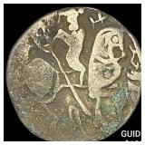 India Rajput 700-1000  Silver Jital NEARLY UNCIRC