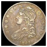 1835 Silver Capped Bust Half Dollar NEARLY UNCIRCU