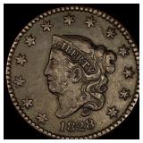 1828 Copper Large Cent ABOUT UNCIRCULATED