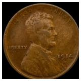 1914-D Lincoln Wheat Cent LIGHTLY CIRCULATED