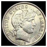 1912 Barber Dime UNCIRCULATED