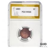 1883 Indian Head Cent PGA MS66