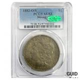 1882-O/S Morgan Silver Dollar PCGS AU53