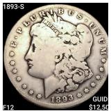 1893-S Morgan Silver Dollar NICELY CIRCULATED