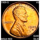 1909-S VDB Wheat Cent CHOICE BU RD