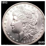 1893 Morgan Silver Dollar CHOICE BU