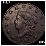 1823/2 Coronet Head Large Cent HIGH GRADE