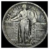 1917-D Type 1 Standing Liberty Quarter  LIGHTLY C