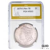 1879-S Rev 78 Morgan Silver Dollar PGA MS63