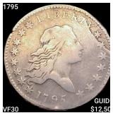 1795 Flowing Hair Half Dollar LIGHTLY CIRCULATED