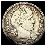 1895-O Silver Barber Dime LIGHTLY CIRCULATED