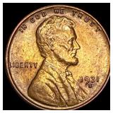 1931-S Lincoln Wheat Cent CHOICE AU