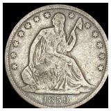 1859-O Silver Half Dollar NICELY CIRCULATED