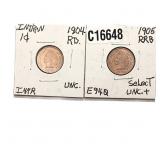 [2] 1905-1904 Indian Head Cent