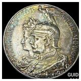 1901 Prussia Silver 5 Mark UNCIRCULATED