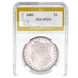 1880 Morgan Silver Dollar PGA MS64