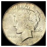 1928-S Silver Peace Dollar UNCIRCULATED