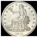 1876-S Silver Trade Dollar CLOSELY UNCIRCULATED
