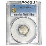 1897 Barber Dime PCGS MS64