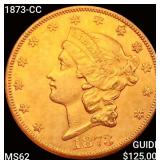 1873-CC $20 Gold Double Eagle UNCIRCULATED
