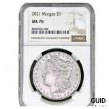 2021 Morgan Silver Dollar NGC MS70