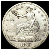 1875-S Silver Trade Dollar CLOSELY UNCIRCULATED