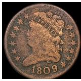 1809 Classic Head Half Cent NICELY CIRCULATED